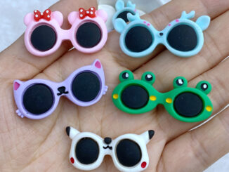 หัวเข็มขัดเรซิ่น รูปดวงตาสัตว์ แฮนด์เมด DIY อุปกรณ์เสริม สําหรับตกแต่งโทรศัพท์มือถือ 10 ชิ้น
