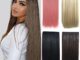 Aelegant กิ๊บติดผมยาวตรง สังเคราะห์ 5 คลิป ไร้รอยต่อ สีแดง หลากสี สําหรับผู้หญิง เด็กผู้หญิง