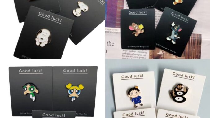 [มี 50 สไตล์] เข็มกลัดโลหะ ลายการ์ตูน อินเทรนด์ เข้ากับทุกการแต่งกาย