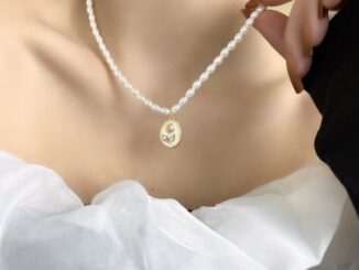 สร้อยคอโชคเกอร์ จี้ดอกทิวลิป ประดับไข่มุกธรรมชาติ คุณภาพสูง เหมาะกับของขวัญคนรัก