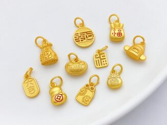 จี้ทองแดง รูปเหรียญกษาปณ์ Zhuangyuan แฮนด์เมด ขนาดเล็ก สไตล์โบราณ สีทอง สําหรับทําสร้อยคอ สร้อยข้อมือ หมวก diy