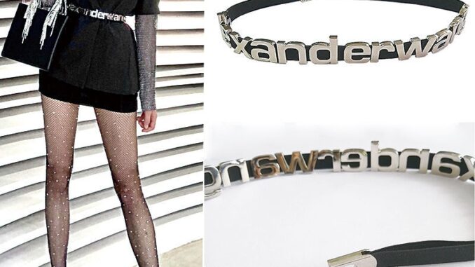 พร้อมส่ง เข็มขัดหนังวัว โลหะ ลายตัวอักษร ทนทาน สําหรับของขวัญวันเกิด