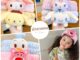 ผ้าคาดผม ที่คาดผม ตอนอาบน้ำ ล้างหน้า แต่งหน้า ยางรัดผม ลายการ์ตูน ซาริโอ้ น่ารักๆ