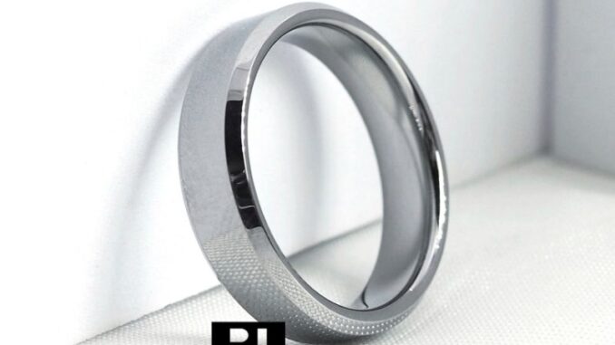 [PJ.Gallery] - Bourne แหวนทังสเตนคาร์ไบด์ 6 มม. สีเงิน ผิวเรียบ ทนทาน เหมาะสำหรับผู้ชาย ผู้หญิง และอื่นๆ