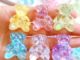 อุปกรณ์เสริม จี้รูปหมี ขนาดใหญ่ สีโปร่งใส สําหรับตกแต่งรองเท้า croc jibitz Diy
