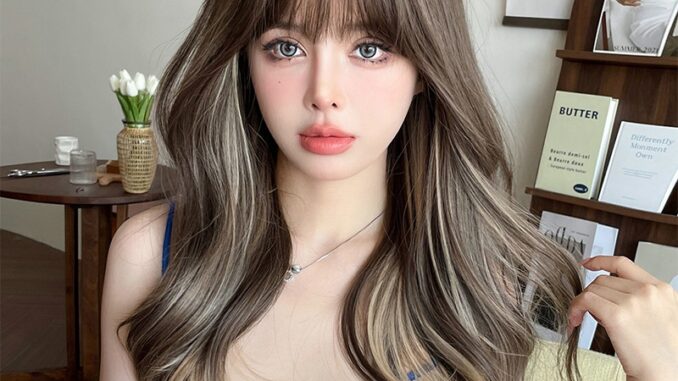 7jhh WIGS ใหม่ วิกผมหยิกยาว ไฮไลท์ ไฮไลท์ไฟเบอร์ธรรมชาติ สีเบจ สําหรับผู้หญิง C-0364
