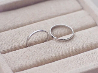 (มีของแถม)แหวนคู่รัก ❤️‍  แบบเรียบเกลี้ยง ได้คู่ 2 วง ❌ไม่ลอก ไม่ดำ❌