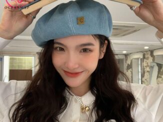 หมวกเบเร่ต์ยีน ทรงแปดเหลี่ยม สไตล์คาวบอยเรโทร สําหรับผู้ชาย และผู้หญิง
