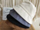 หมวกบักเก็ต กำมะหยี่ลูกฟูก สีพื้น มินิมอล bucket Ins ปรับขนาดได้