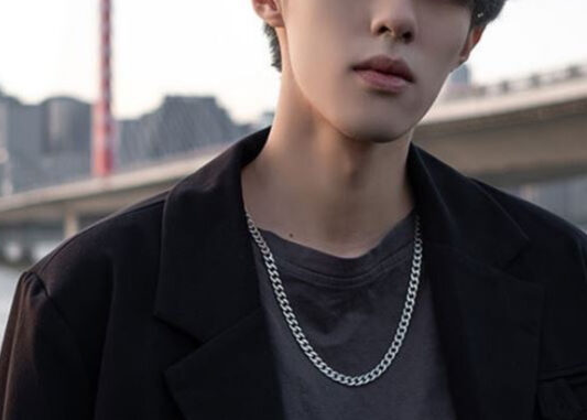 พร้อมส่งจากไทย เครื่องประดับแฟชั่น สร้อยคอโซ่ hiphop สร้อยคอฮิปฮอป เท่ห์ๆ สไตล์เกาหลี N139