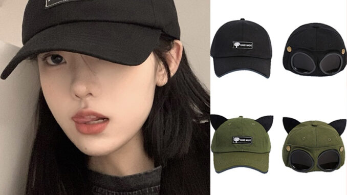 หมวกเบสบอล กันการสึกหรอ ลายหูแมวน่ารัก สไตล์เกาหลี ฮิปฮอป สําหรับผู้หญิง และผู้ชาย MM001 หมวกเบสบอล กันการสึกหรอ ลายหูแมวน่ารัก สไตล์เกาหลี ฮิปฮอป สําหรับผู้หญิง และผู้ชาย MM001