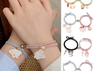 สร้อยข้อมือ โลหะผสมอลูมิเนียม ลายการ์ตูน Sanrio Kuromi My Melody StellaLou แฟชั่นคู่รัก สําหรับเด็กผู้หญิง
