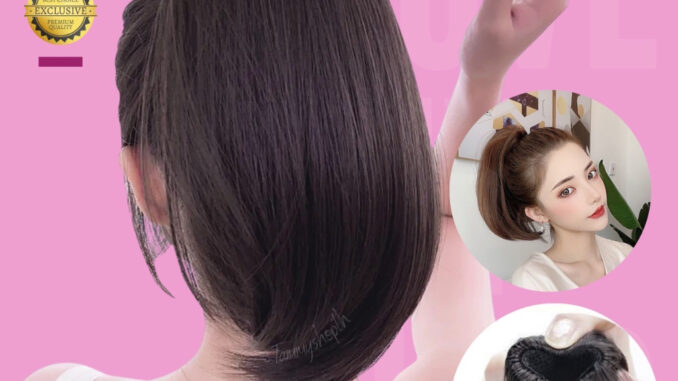 แฮร์พีช หางม้าโพนี่เทล แบบสั้น ตัวหนีบ 3 ขา ยาวประมาณ 30 ซม. ผมไม่เงา ใส่แล้วไม่โป๊ะ แฮร์พีช หางม้าโพนี่เทล แบบสั้น ตัวหนีบ 3 ขา ยาวประมาณ 30 ซม. ผมไม่เงา ใส่แล้วไม่โป๊ะ