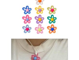 Flgo จี้เรซิ่น รูปดอกไม้ 10 สี สําหรับทําเครื่องประดับ สร้อยคอ สร้อยข้อมือ DIY