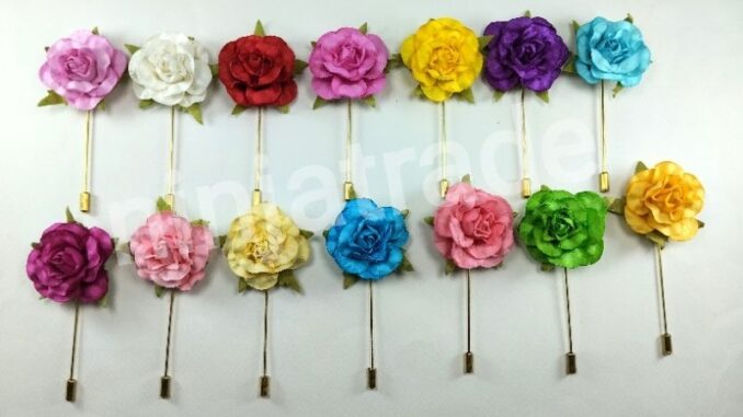 ⚘เข็มกลัดพินสูทดอกไม้ พินติดเสื้อ มีหลายสีให้เลือก ⚘เข็มกลัดพินสูทดอกไม้ พินติดเสื้อ มีหลายสีให้เลือก