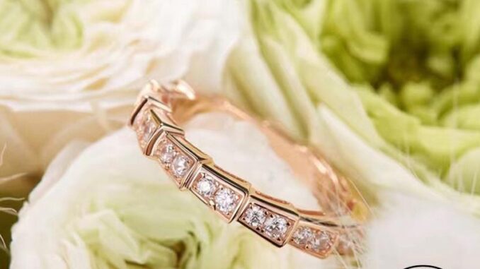 ATHENA JEWELRY แท้ ไดมอนด์ เงิน 925 ต้นฉบับ แหวน เครื่องประดับ Silver โกลด์ งูธรรมดา เครื่องประดับ ผู้หญิง มอยส์ซาไนท์ แฟชั่น เกาหลี R2028