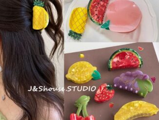 Kf644 ใหม่ กิ๊บติดผม รูปผลไม้น่ารัก ขนาดเล็ก และขนาดกลาง สไตล์เกาหลี สําหรับผู้หญิง