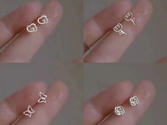ต่างหูเมฆ ขนาดเล็ก ระดับไฮเอนด์ สไตล์เท่ ไม่ต้องหยิบ