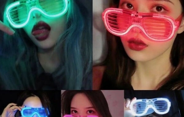 ID888 แว่นตาไฟ Led ส่องสว่าง แว่นตาเรืองแสง หลากสีสัน สําหรับงานปาร์ตี้ ID888 แว่นตาไฟ Led ส่องสว่าง แว่นตาเรืองแสง หลากสีสัน สําหรับงานปาร์ตี้