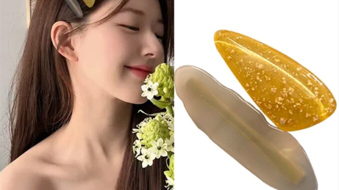 Kf627 กิ๊บติดผมหน้าม้า ปากจระเข้ ลายหินอ่อน สง่างาม สําหรับผู้หญิง 2 ชิ้น