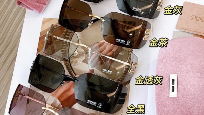 [Top Daigou Version] MIUMIU แว่นตากันแดด MU54YS สําหรับผู้หญิง