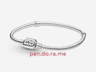 [พร้อมส่ง สินค้าแท้   ] สร้อยข้อมือสตาร์วอล์ รุ่น Pandora Moments Star Wars™ Snake Chain Clasp Bracelet