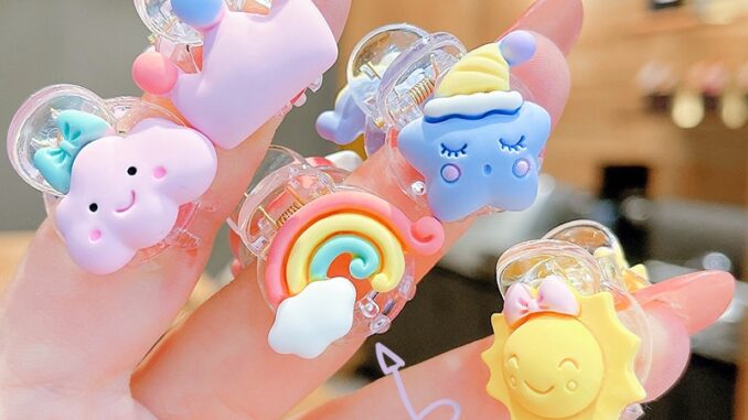 กิ๊บติดผม รูปมงกุฎเมฆน่ารัก สีรุ้ง สไตล์เกาหลี สําหรับเด็กผู้หญิง กิ๊บติดผม รูปมงกุฎเมฆน่ารัก สีรุ้ง สไตล์เกาหลี สําหรับเด็กผู้หญิง