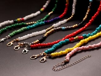 เครื่องประดับ สร้อยคอ โลหะผสม จี้ลูกปัดข้าว ปลาดาว ผีเสื้อ สีสันสดใส สําหรับผู้หญิง