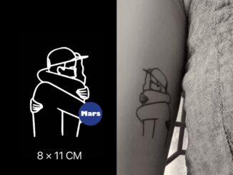 【Mars Tattoo】ใหม่ สติกเกอร์รอยสักชั่วคราว กึ่งถาวร 2 สัปดาห์ ติดทนนาน สําหรับสักชั่วคราว X131