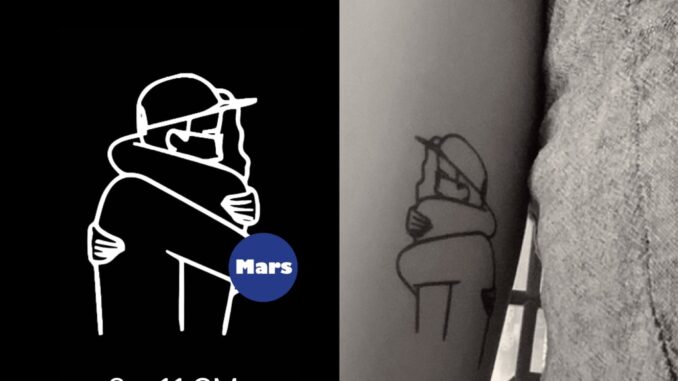 【Mars Tattoo】ใหม่ สติกเกอร์รอยสักชั่วคราว กึ่งถาวร 2 สัปดาห์ ติดทนนาน สําหรับสักชั่วคราว X131