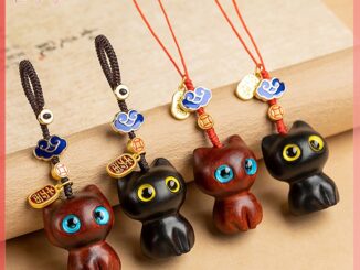 Luckybabys> พวงกุญแจ จี้การ์ตูนแมวน่ารัก สร้างสรรค์ เครื่องประดับ สําหรับผู้หญิง และผู้ชาย