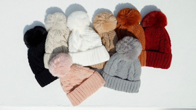 H01 KNITTED MOHAIR HAT หมวกไหมพรมบุขนหนา กันหนาวได้ถึง -20