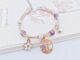 เครื่องประดับ สร้อยข้อมือเซรามิค ลายดาว ดวงจันทร์ ขนาดเล็ก น่ารัก ให้เป็นของขวัญ สําหรับนักเรียนหญิง