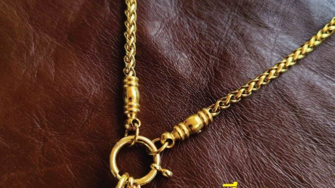 สร้อยสแตนเลสแท้ สร้อยพระ สร้อยคอพระ สแตนเลสแท้ สีทอง หนา 4 มิล Handmade ตัดมือ รหัส SG11 เลือกความยาวได้ ไม่ลอกไม่ดำ สร้อยสแตนเลสแท้ สร้อยพระ สร้อยคอพระ สแตนเลสแท้ สีทอง หนา 4 มิล Handmade ตัดมือ รหัส SG11 เลือกความยาวได้ ไม่ลอกไม่ดำ
