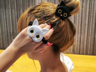 COD❤️น่ารักแมวขนเชือกผ้าศิลปะผมแหวนสาวผมเชือกง่าย headwear - A.one