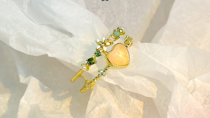 ✨ผ่านพิธี✨แหวน14k แหวนมูขอพรการเงิน แหวนหิน moonstone