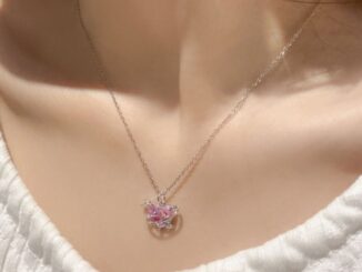 1 ชิ้น แฟชั่น เรียบง่าย กระดูกไหปลาร้า โซ่ / อิน สไตล์ ความรัก สีชมพู เพชร ผีเสื้อ สร้อยคอ / เครื่องประดับ เทรนด์ หรูหรา เบา