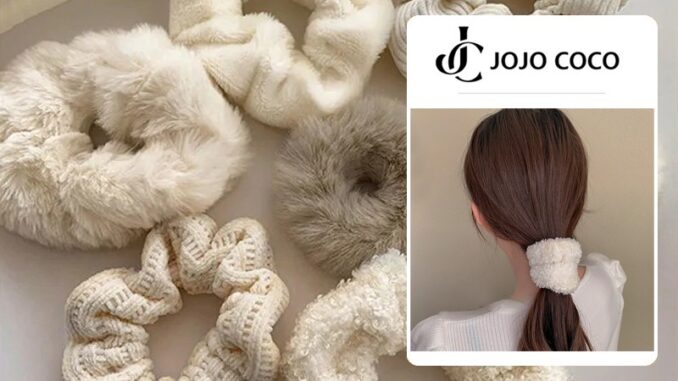 Jojo COCO 7 ชิ้น / เซต ยางรัดผม ผ้ากํามะหยี่ขนนิ่ม สไตล์เกาหลี ฤดูใบไม้ร่วงและฤดูหนาว สําหรับผู้หญิง