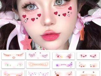 สติกเกอร์รอยสักชั่วคราว ลายคริสต์มาส ปีใหม่ น่ารัก กันน้ํา ติดประดับโบว์