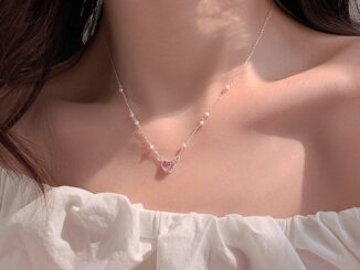 สร้อยคอเงินแท้ S925 จี้ไข่มุก เครื่องประดับแฟชั่น เรียบง่าย สําหรับนักเรียน ผู้หญิง ของขวัญแต่งงาน ขายส่ง