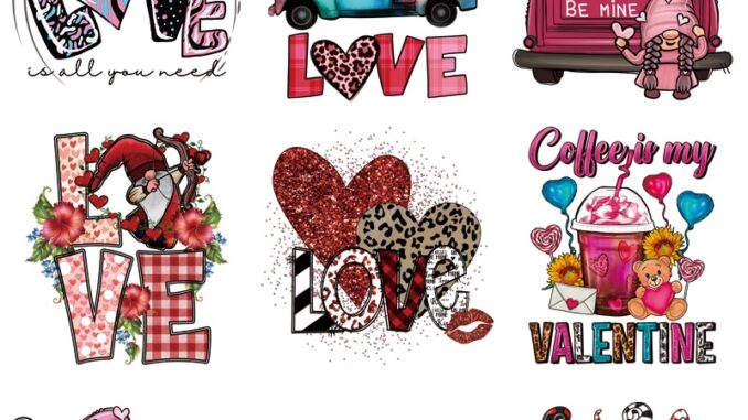 แผ่นแพทช์รีดร้อน ลาย Happy Valentine's Day สําหรับติดตกแต่งเสื้อผ้า Diy แผ่นแพทช์รีดร้อน ลาย Happy Valentine's Day สําหรับติดตกแต่งเสื้อผ้า Diy