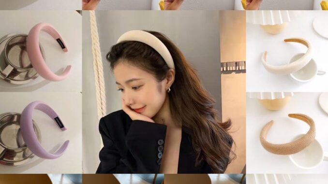 ที่คาดผมฟองน้ํา คุณภาพสูง แฟชั่นฤดูใบไม้ร่วง และฤดูหนาว สไตล์เกาหลีใต้