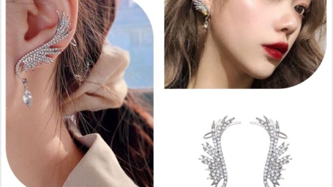 ️ต่างหูปีกนางฟ้าใส่แล้วสวยสง่าจนห้ามใจไม่ไหว