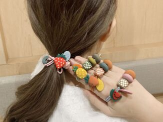 ยางรัดผมผล ไม้วินเทจ เชือกมัดผม แฟชั่น น่ารัก ยางมัดผม ยางรัดผม Hair Ropes [ร้านไทย เตรียมจัดส่งสินค้า]