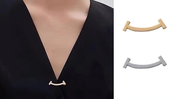 เข็มกลัด รูปหน้ายิ้ม แบบเรียบ ป้องกันแสงสะท้อน สําหรับติดเสื้อผ้า