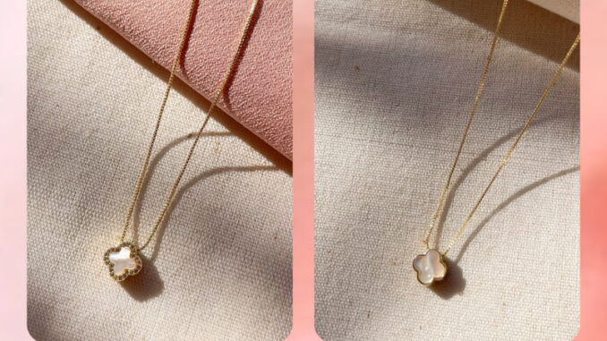 Kissmebythesun - Fuchsia Necklace | สร้อยคอจี้ดอกไม้ 2 in 1 ใส่ได้ 2 ด้าน ชุบทองคำขาว 14k Kissmebythesun - Fuchsia Necklace | สร้อยคอจี้ดอกไม้ 2 in 1 ใส่ได้ 2 ด้าน ชุบทองคำขาว 14k