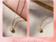 Kissmebythesun - Fuchsia Necklace | สร้อยคอจี้ดอกไม้ 2 in 1 ใส่ได้ 2 ด้าน ชุบทองคำขาว 14k