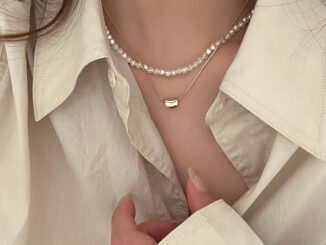 Golden Doudou สร้อยคอโซ่ ประดับมุก หรูหรา เข้ากับทุกการแต่งกาย สําหรับผู้หญิง