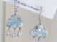 [highbuying] 1 คู่ น่ารัก เมฆ ต่างหูคริสตัล สีฟ้า เมฆฝน ต่างหูหยดน้ํา เพื่อความสวยงาม คาวาอี้ เพทาย ต่างหูหัวเข็มขัด ต่างหูปีใหม่ เครื่องประดับ ของขวัญ สินค้าใหม่