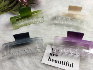 กิ๊บหนีบผม กิ๊บสี่เหลี่ยมใหญ่ไล่ระดับสี พร้อมส่ง จากไทย10.5
